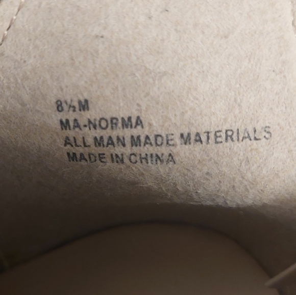 Mari A. Norma Taupe/ tan Chunky Block Heel Studded Booties - Picture 8 of 12